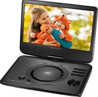 adult technology dvd player 10in portable