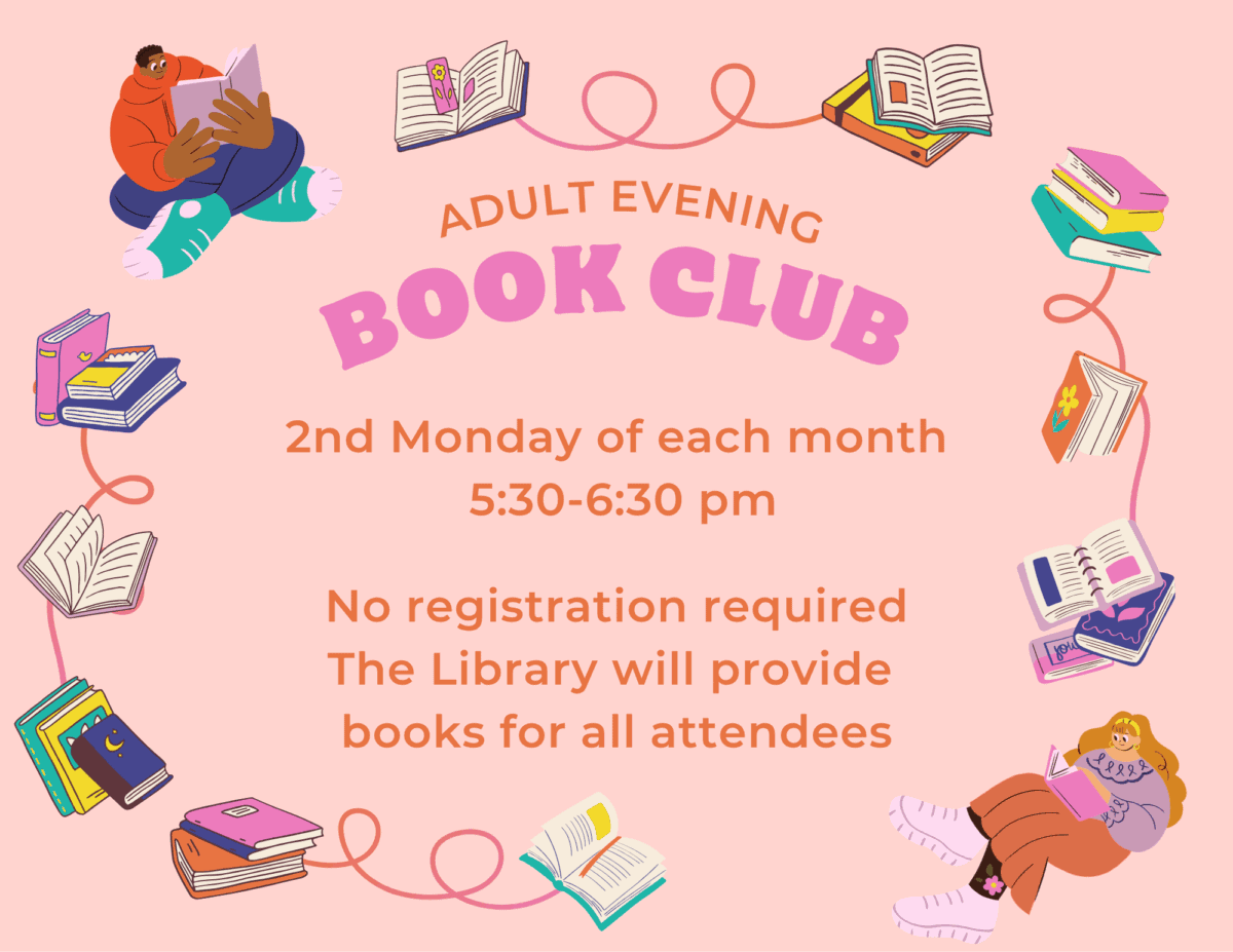 book club flyer