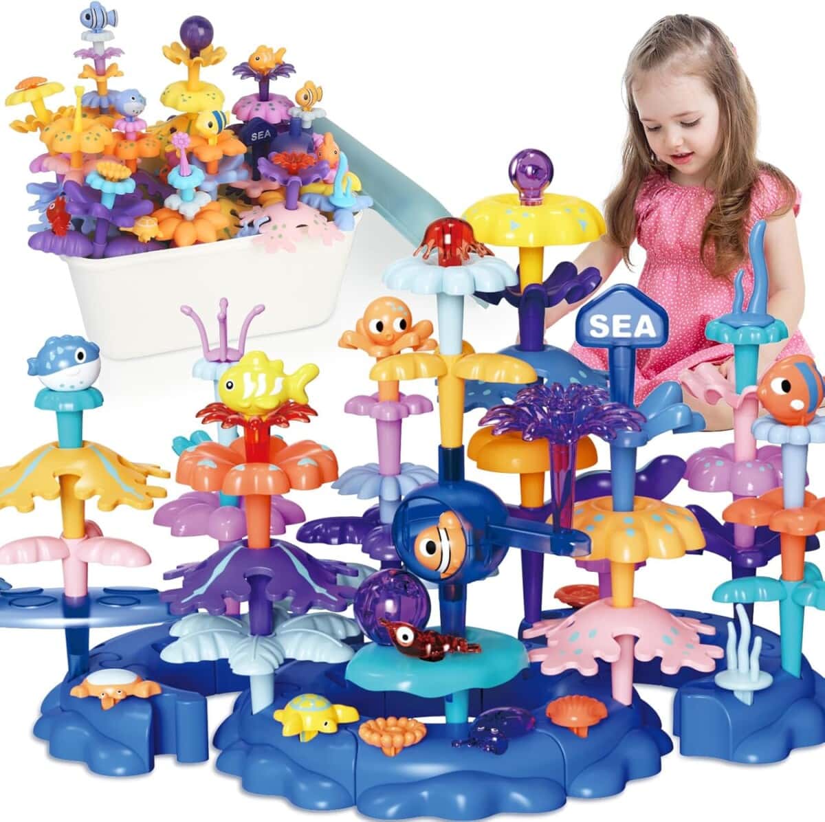 coral garden building set