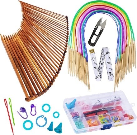 diy crafts knitting needles set