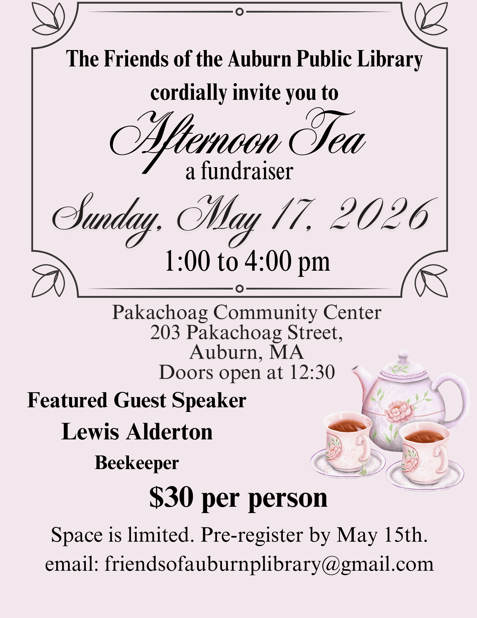 friends fundraiser may 17