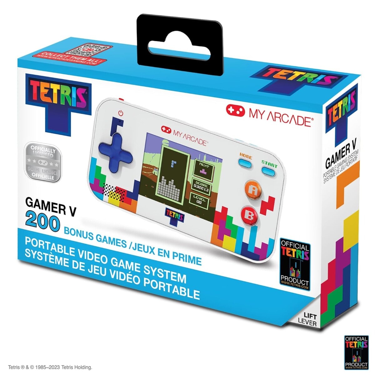 handheld tetris game