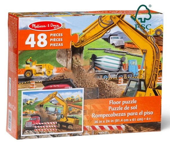 jumbo floor puzzle building site