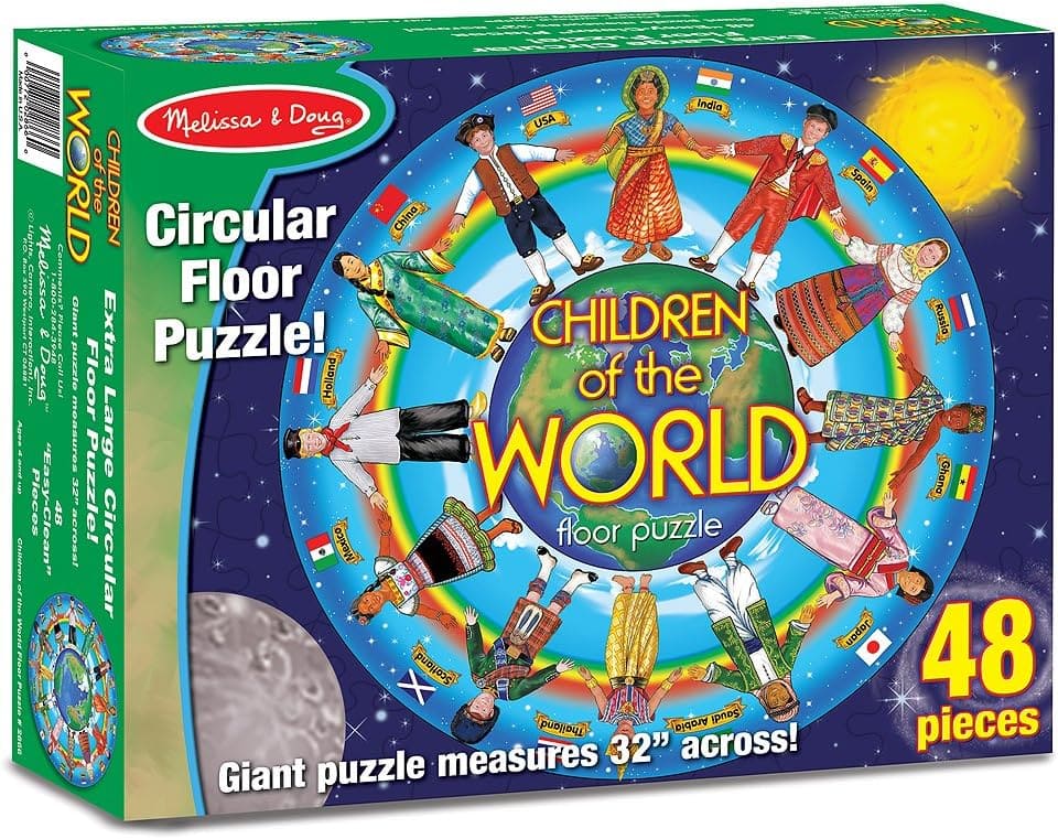 jumbo floor puzzle children of the world