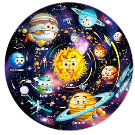 jumbo floor puzzle solar system