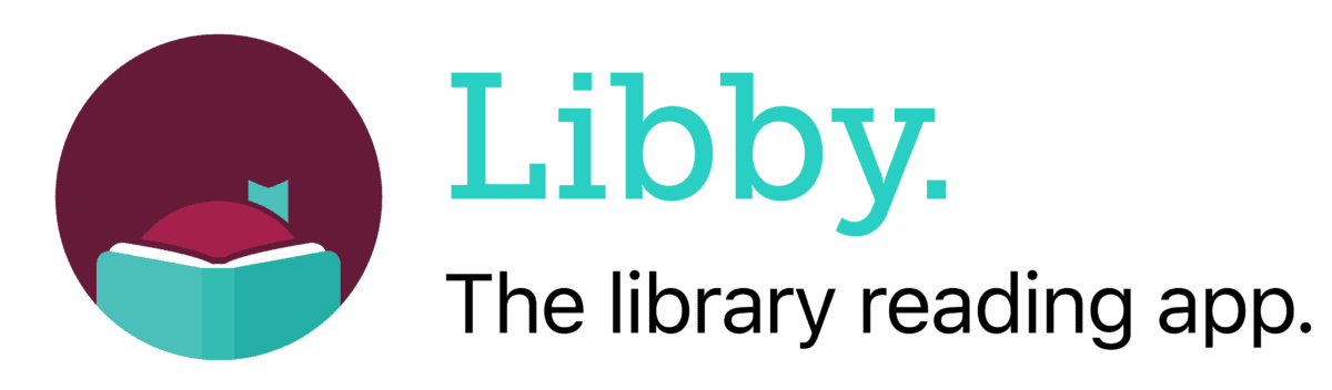 libby logo icon wordmark and tagline hztl