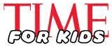 The image shows the TIME For Kids logo, with TIME in bold red capital letters and FOR KIDS in black-and-white rounded font beneath it.