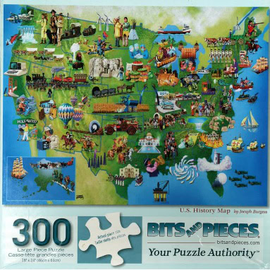 us history map puzzle